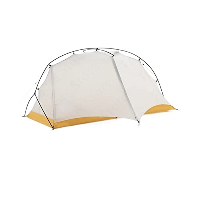 GOKSOY Tienda de campaña Cloud Trace Tienda de campaña 1 persona Ultraligera 10D Carpa 930g Estructura externa Tienda al aire libre (Color: Amarillo1)