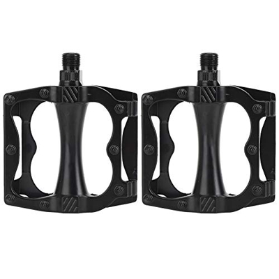 LYTDMSKY Un par de Pedales de Bicicleta de montaña Negros de aleación de Aluminio, Pedales de rodamiento de Bolas Antideslizantes, Accesorios de Bicic