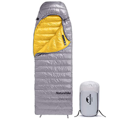 Naturehike Sacos de Dormir Ligeros de Plumón para Adultos de 220 x 85 cm,550FP,Ultraligeros y Compactos,Portátiles,Impermeables,Camping,Senderismo,Moc en oferta