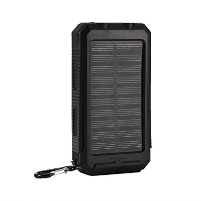 Kit de Bricolaje del Banco de Energía, Caja de Banco de Energía Móvil Solar Kit de Bricolaje con Brújula 10000mAh Banco de Energía Solar de Carga Rápi
