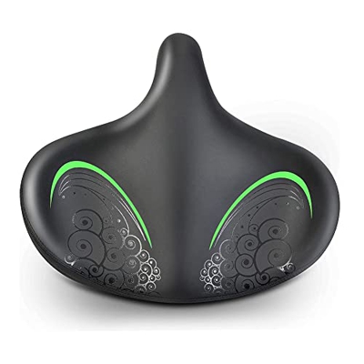 Uinfhyknd Asiento de Bicicleta de Gran TamañO, Asientos de Bicicleta para Hombres Asiento Confort, Asiento de Bicicleta SillíN de Bicicleta Carretera 