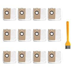 ANORE Bolsa de Polvo Prueba de Fugas de 12 Piezas para M7 Pro M8 Pro Aspiradora Robot Bolsas de Tela de Gran Capacidad de Tres Capas de 2.5L características