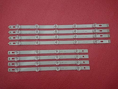 Piezas de Repuesto de TV- 10Set = 80 PCS LED Flight Strip Compatible con LG 39LN5300 39LN5700 39LN5400 39LA6200 39LN549C 39LN5100 Innotek pola2.0 Pola