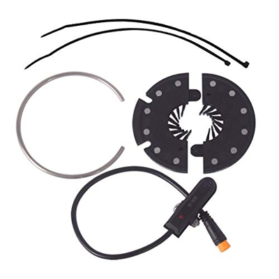 Leeadwaey Sensor de potencia del sensor de la bici Pas con el conector impermeable del punto magnético 12