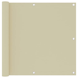 Balcón Pantalla Crema 90x300 cm Tela Oxford, Césped y Jardín,Vida al aire libre,Sombrillas y sombrillas al aire libre características