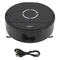 ZPSHYD Aspiradora Robot barredora, aspiradora Inteligente USB silenciosa, Apta para Pelo de Mascotas, Suelos Duros y alfombras de Pelo bajo (Negro) precio