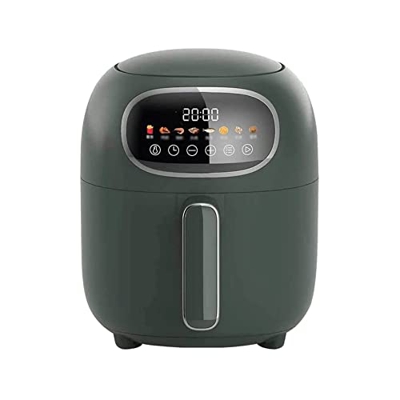 Freidora de Aire de 3 Cuartos, freidoras eléctricas de Aire Caliente, Cocina sin Aceite con preajustes, Pantalla táctil LCD Digital, Cesta Antiadheren