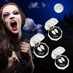 YILAIDA Dientes de Vampiro de Disfraz Colmillos de 3 Tamaños de Diente para Accesorios de Fiesta de Disfraz Favores de Fiesta de Halloween precio