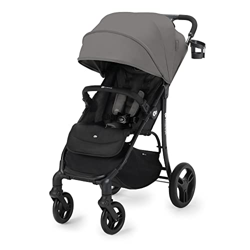 Kinderkraft ASKOY Silla de paseo hasta 24 kilos, Impermeable con protección UPF50+, Plegable, Posición tumbada, Gris precio