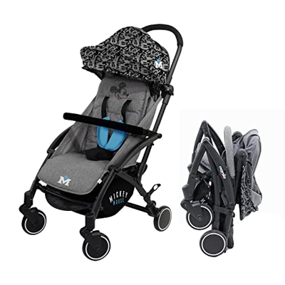 Nania - Silla de paseo compacto LILI para niños 0-36 meses - Ligero 6kg - Respaldo inclinable - Disney (Mickey)