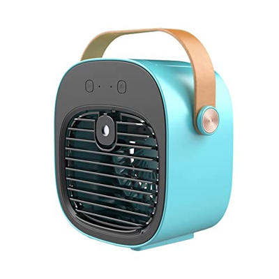 Mini ventilador enfriador de aire, aire acondicionado personal, humidificador USB portátil, purificador, ventilador de refrigeración, ventilador de es