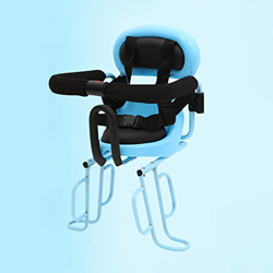 GUDPIG Asiento para NiñOs Montado En La Parte Trasera De Bicicleta,Asiento Trasero De Bicicleta para NiñOs,con Respaldo,Reposabrazos,Pedales,Apto para características