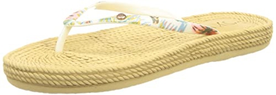Roxy South Beach III, Sandalia Mujer, Blanco Envejecido, 38 EU