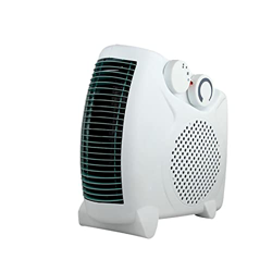AUTOBI Calentador eléctrico portátil Tres Niveles de Ajuste 1000W/2000W Calentador Seguro y silencioso Ventilador calienta hasta 250 pies Cuadrados pa en oferta