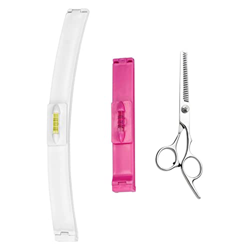 Mlysnd Kit Cortar Pelo, 3 Piezas Tijeras Peluqueria Profesional Pinzas Pelo, Profesional Casa Kits de Estilo de Recortadora para El Hogar de Bricolaje en oferta