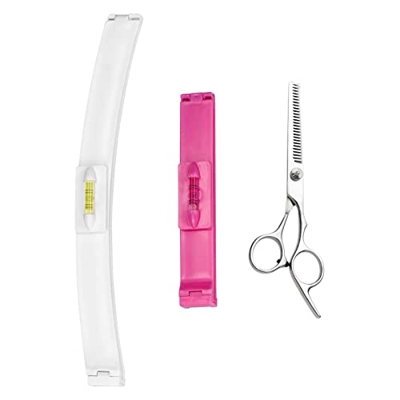 Mlysnd Kit Cortar Pelo, 3 Piezas Tijeras Peluqueria Profesional Pinzas Pelo, Profesional Casa Kits de Estilo de Recortadora para El Hogar de Bricolaje