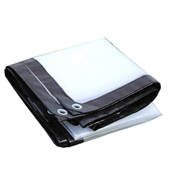 LQX Talling de Tela a Prueba de Lluvia Al Aire Libre Lona Lona Al Aire Libre Tela de Protección Solar Tela Transparente Lata Resistente a la Lágrima P características