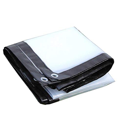 LQX Talling de Tela a Prueba de Lluvia Al Aire Libre Lona Lona Al Aire Libre Tela de Protección Solar Tela Transparente Lata Resistente a la Lágrima P