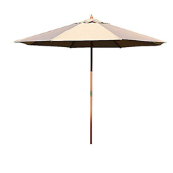 Parasol 2.7M Paraguas Al Aire Libre Paraguas De Jardín Paraguas Mercado Mesa Al Aire Libre Paraguas Patio Paraguas Pulsador Terraza Sombrilla Sombrill precio