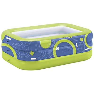 ZHKGANG Piscinas Inflables,Piscina Hinchable Rectangular Piscina Inflable,Piscina Hinchable Familiar,Piscina Exterior E Interior,Piscina Hinchable par
