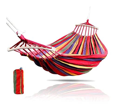 Hammock Hammock Draagbare Hangmat Indoor Home Slaapkamer Hangmat Luie Stoel Reizen Outdoor Camping Schommel Stoel Dikke Canvas Bed Portable Hammock (C