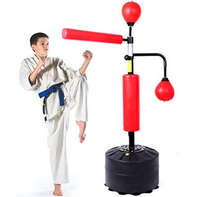 Cobra Reflex Bag Boxeo Saco De Boxeo con Soporte Reflex Saco De Boxeo Pesado con Soporte 360 ​​° Reflex Bar Fitness Training Speed ​​Bag Speed ​​​​Bal