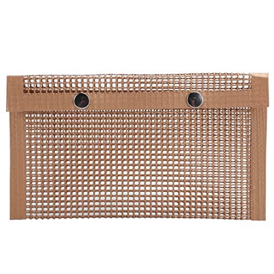 Homepatche Bolsa de Barbacoa, Bolsa Antiadherente de PTFE para Hornear Barbacoa, Malla Reutilizable Resistente al Calor para Picnic, Camping, Barbacoa