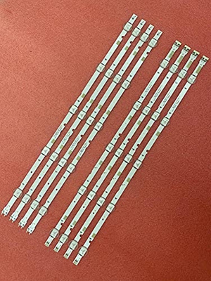 Piezas de Repuesto de TV- DIRIGIÓ Tira (8) Compatible con UN49J5200AG UN49J5200 UN49J5290 UN49J5290AG HG49NJ477 UN50J5200 49 FHD-R L-180319-Jedi BN96-