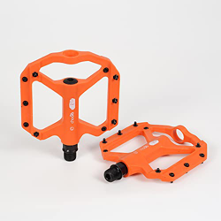 Chooee Pedales Bicicleta de Nylon,9/16 Pulgada Pedales MTB para Montaña BMX Bicicleta Carretera Naranja precio