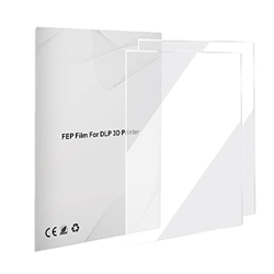 BAIRU Película FEP, 280 x 200 mm de alta resistencia de transmisión, película de liberación de espesor de 0,1 mm, para impresoras UV DLP 3D LCD SLA Re en oferta
