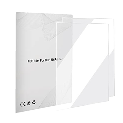 BAIRU Película FEP, 280 x 200 mm de alta resistencia de transmisión, película de liberación de espesor de 0,1 mm, para impresoras UV DLP 3D LCD SLA Re