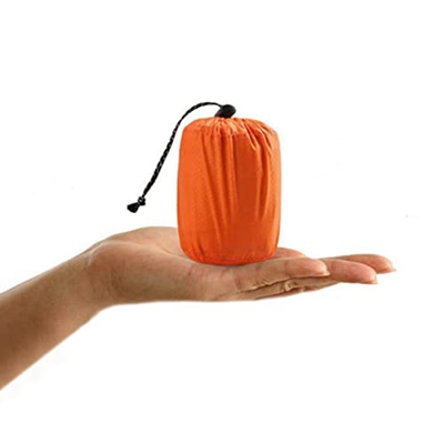 wouwaft Saco de dormir de emergencia para acampar al aire libre térmica impermeable sobre emergencia primer espacio en blanco Senderismo sacos de dorm