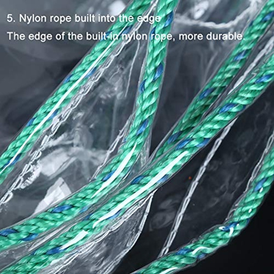 LQX Tela a Prueba de Lluvia a Prueba de Lluvia Al Aire Libre, Lonas de Lona Lona Transparente Lonas Balcón Transparente Cortina de Lluvia Tela Solar T