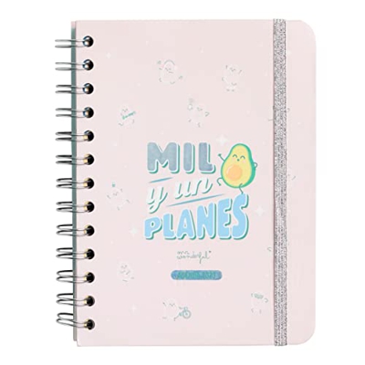 Mr. Wonderful - Agenda anual clásica pequeña 2023 Semanal - Mil y un planes