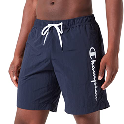 Champion Beachshorts, Bañador para hombre, para Hombre, Blu Marino, L en oferta
