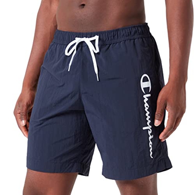 Champion Beachshorts, Bañador para hombre, para Hombre, Blu Marino, L