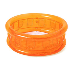 Acan Tradineur - Piscina Hinchable Infantil, Vinilo Resistente, válvula de Seguridad, 3 cámaras de Aire. Color Naranja. 64 x 25 cm (diámetro x Alto). en oferta