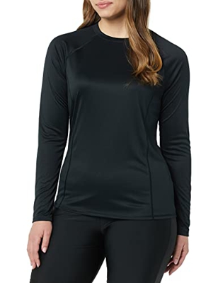 Amazon Essentials Camiseta de Surf de Manga Larga Mujer 14, Negro, 44
