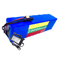 18650 Paquete de batería de Iones de Litio Recargable,48V 29Ah Batería de Bicicleta Eléctrica con 54.6V 2A Cargador Y BMS para 50-500W Motor 48V 29Ah, precio