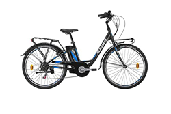 E-Bike ATALA 2021 E-WAY 26 LTW 7V Negro/Azul en oferta