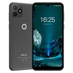 Teléfono Móvil Barato OSCAL C20 Pro, 6.1" HD+ Android 11 4G Smartphone, Otca-Core Móviles con Cámara 8MP+2MP, 32GB ROM(128G SD) Dual SIM/Face ID/GPS/F características