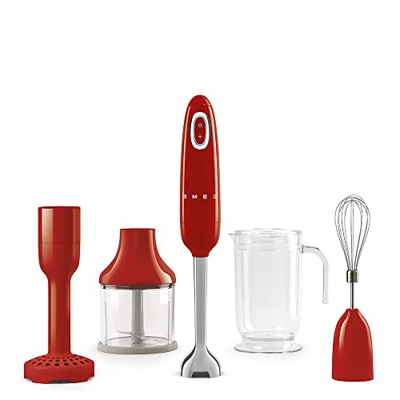 Batidora SMEG HBF22RDEU Rojo Accesorios