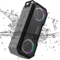 SCIJOY Altavoz Bluetooth con Luz LED, 30W Altavoz Bluetooth Potente Powerbank con Batería de Gran Capacidad, Apoyar la Radio FM y TF Card/Memoria USB, características