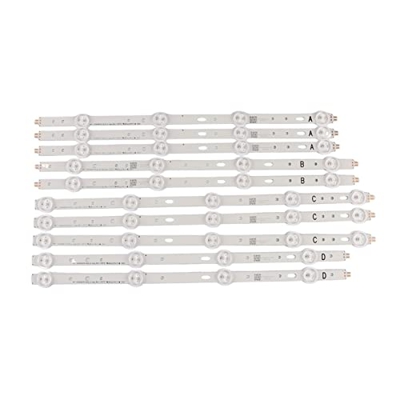 ALMVIS 10 Piezas/Set DIRIGIÓ Retroceso Svs400a79 4led a b d 5led c Escriba Rev.1 120712 4 0D1333B 40L1333B 40PFL3208T LTA400HM23 retroiluminación de t