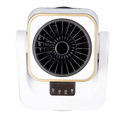 Calentador de Escritorio, Ventilador Eléctrico de Refrigeración Y Calefacción, Pantalla Táctil Oscilante de 1000 W, 7 Aspas de Ventilador de Gran ángu precio