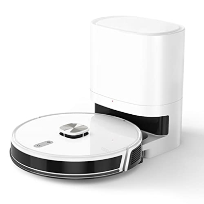 KAPLAR Robot Aspirador barredor, Limpiador de Barrido Inteligente con Barrido/Aspirador/fregona/Recogida automática de Polvo 4 en 1 Sin Ruido Recarga 