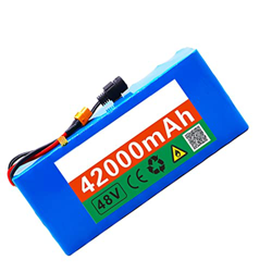 Paquete de batería de Iones de Litio 48V 42Ah Batería para Bicicleta eléctrica para Motocicleta eléctrica 50-500W Bicicleta eléctrica de Golf eléctric características