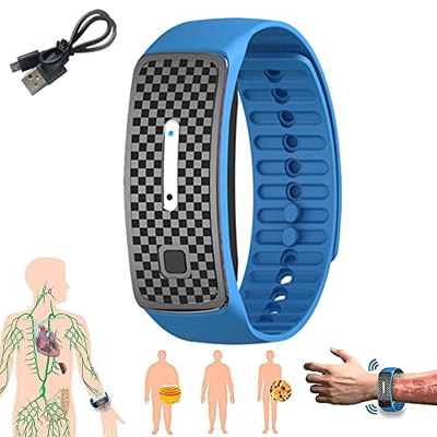 QKKO Matteo Ultrasonic Body Shape Wristband, New Smart Ultrasonic Bracelet Electronic Wristband,Magnetic Lymph Detox Bracelet,Body Shape Lose Weight B