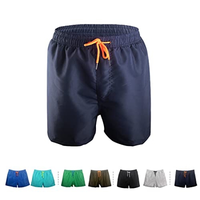 Friendumo, 1pcs Bañador Azul Marino para Hombre, Pantalones Cortos De Playa, Pantalones Cortos Impermeables De Secado Rápido, Talla XL