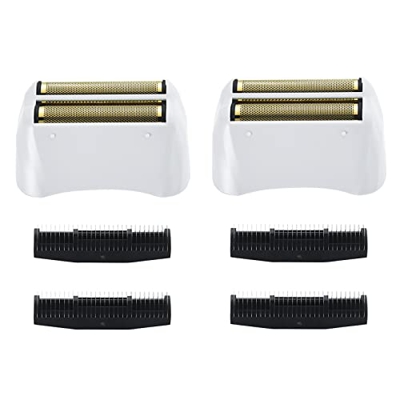 Pack de 2 láminas de repuesto Pro Shaver y cuchillas de corte compatibles con andis 17150 (TS-1) de repuesto ProFoil de litio